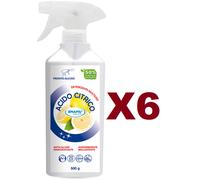 6 ACIDO CITRICO DETERGENTE MULTIUSO 500ML SPRAY ANTICALCARE DISINCROSTANTE SMAPU
