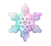 6 adesivi auto 18 x 18 pastello Kawaii Natale vinile sticker