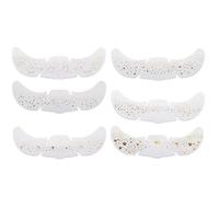 6 adesivi riutilizzabili per il viso con lentiggini con stelle naturali e look per uso quotidiano o feste, facili da applicare, ipoallergenici