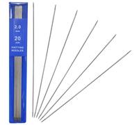 6 aghi da gioco da 2 mm, adatti per lavorare a maglia e principianti, lisci, forti e durevoli, in acciaio inox, set di aghi per calze, sciarpe, maglioni per animali domestici, maglia a doppia punta