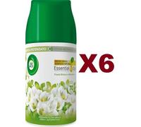 6 AIR WICH FRESHMATIC RICARICA FRESIA BIANCA E GELSOMINO DEODORANTE SPRAY 250ML