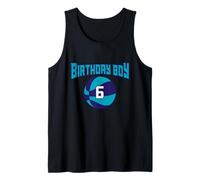 6 anni Compleanno Carolina del Nord Ragazzo Basket Atletico Canotta