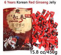 6 anni di gelatina di ginseng rosso coreano 450 g/15,8 oz integratore energet...