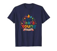 6 Anni Giovane Festa di Buon Compleanno per Bambini Maglietta, Uomo, Navy, 6XL