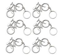 6 apribottiglie apribottiglie in metallo a forma di bicicletta apribottiglie in acciaio inox per portachiavi portachiavi