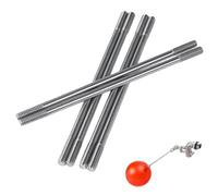 6 aste per valvola a galleggiante SR06, lunghezza 15,2 cm, diametro 1/4", per valvola a galleggiante e valvola a sfera galleggiante per WC, in acciaio inossidabile resistente alla corrosione