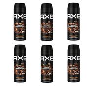 (6) AXE DARK TEMPTATION DEO 150ML SET 6 SPARPACK NUOVO ORIGINALE SPEDIZIONE G...