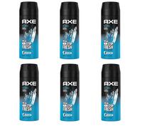 (6) AXE ICE CHILL DEO 150ML UOMO SET 6 SPARPACK NUOVO ORIGINALE SPEDIZIONE GR...