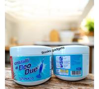6 Barattoli Deo Due Cristalli Profumati Fragranza OZONATO x Aspirapolvere 500gr