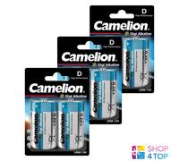 6 Batterie Alcaline Camelion D Digi Lr20 Am1 Mn1300 E95 1.5V 2Bl NUOVE