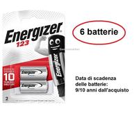 Energizer 123 Batterie al Litio, Confezione da 2