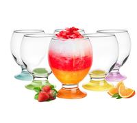 6 bicchieri con VARIOPINTI PIEDI 280ml DI SUCCO whiskyglaeser
