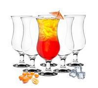 6 bicchieri da cocktail Hurricane da 480 ml, 9 varianti trasparente