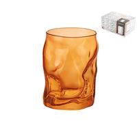 6 Bicchieri In Vetro Sorgente Lightorange 30 Cl Arancione Bormioli Rocco
