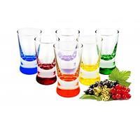 6 Bicchierini di Tequila x Shot di Liquore - Bicchieri Colorati per Vodka
