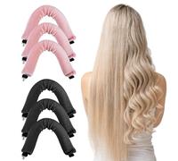 6 bigodini senza calore, arricciacapelli senza calore, arricciacapelli flessibile per capelli lunghi e medi