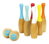 6 Birilli da Bowling Bicolori Gioco all'Aperto per Bambini dai 3 Anni