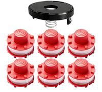 6 bobine di filo di ricambio 3405096, compatibili con trimmer per prato Einhell GE-CT 36/30 Li E, GE-CT 36/33 LI E, AGILLO 36/255 BL, AGILLO 18/200, GP-CT 36/35 Li BL per bobina di filo di ricambio