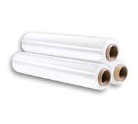 6 BOBINE FILM ESTENSIBILE BIANCO MANUALE PELLICOLA ROTOLI KG 2.20 CM.50
