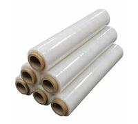 6 BOBINE FILM ESTENSIBILE TRASPARENTE 2,4 KG PELLICOLA DA 23 MICRON