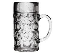 6 Boccale Birra Trasparente 1000C Infrangibile e lavabile GOLDPLAST RTS2892