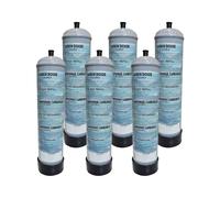 6 Bombole CO2 monouso 600gr. per acquari con attacco M10x1