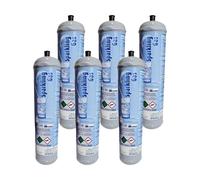 6 bombole CO2 monouso da 600 gr. e290 per acqua frizzante