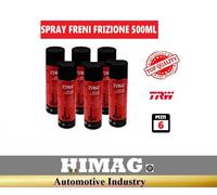 6 Bombolette Pultiore Freni Spray 500 Ml Detergente Sgrassante TRW