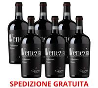 6 Bottiglie Casere Venezia Cabernet Franc ANNO 2023 D.O.C. 13% Vol. 75cl