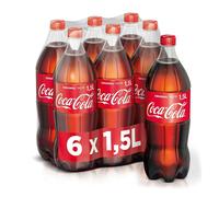 6 BOTTIGLIE COCA COLA ORIGINAL TASTE 1,5 LITRI BIBITA FRIZZANTE BEVANDA CLASSICA