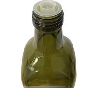 6 Bottiglie Per Olio aceto E Liquore 1000 ml - Marasca Quadre Vuote In Vetro Scuro Uvag con Dosatore Olio Salvagoccia e Tappo Ermetico - Made In Italy - Uso professionale e domestico