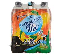 6 BOTTIGLIE TE' ALLA PESCA SAN BENEDETTO ZERO 1,5 LT THE SUCCO PESCA BIBITA
