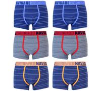6 Boxer Ragazzo Bimbo Mutanda Navigare Bambino 10-12-14-16 Anni Varie Fantasie