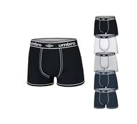 6 BOXER UMBRO 714 COLORI ASSORTITI COTONE ELASTICIZZATO