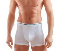 Enrico Coveri 6 Pezzi Boxer Uomo Cotone Elasticizzato EB1000 Elastico Esterno.. Bianco 3XL