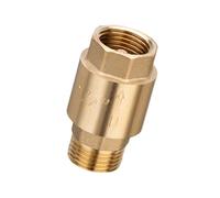 6" Brass Anti-Backflow Check Vertical Leakproof Design for HVAC & Supply Applications Standing Check Valves Heavy Duty