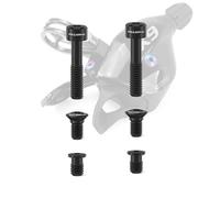 6 bulloni di fissaggio della leva del deragliatore della bicicletta in titanio leggero, viti cave for GX / X9 / X01 / X01 / XX1(Black)