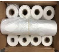 6 BUSTE A ROTOLO SACCHETTI SHOPPER MISURA GRANDE 30x60 cm PLASTICA