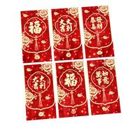 6 buste di Capodanno 2026 con illustrazioni di cavalli, elegante carta spessa, idea regalo per la costruzione