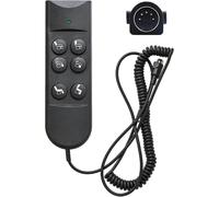 6 Button Remote for Recliners 5 Pin Lift Chair Handset Controller Hand Control for Power Furniture