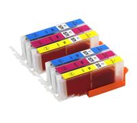 6 C/M/Y Cartucce d'inchiostro per Canon PIXMA MG5753, MG7751, TS5055, TS8053