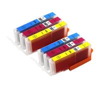 6 C/M/Y Cartucce d'inchiostro per Canon PIXMA TS6250, TS8250, TS8350, TR8550