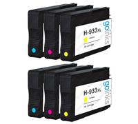 6 C/M/Y Cartucce d'inchiostro per HP Officejet 7510, 7610, 7612