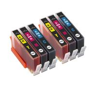 6 C/M/Y Cartucce d'inchiostro per HP Photosmart C5383 C5390 C6300 C6380 CN245b