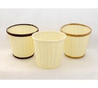 6 CACHEPOT MIX MEDIO ALTO 15 CM CONTENITORI E VASI IN CARTA PRESSATA ARREDO