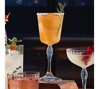 6 Calici America'20S Cocktail 25cl Bormioli Bicchiere Vetro Trasparente Vino Bar