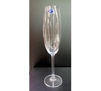 6 Calici Spumante Flute Colibri 220ml vetro cristallino Bohemia Fade Maison