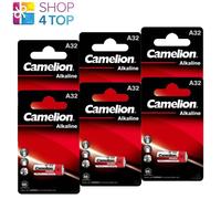 6 CAMELION LR32A Batterie Alcaline A32 9V No Mercury Cadmiuim Exp 2027 Nuovo