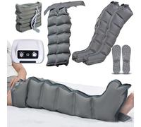 6 Camere D'aria Pressoterapia Linfodrenaggio, Massaggiatore Compressione D'aria Per Vitelli, Elettrico Pressoterapia Massagg Per Braccio Vita Gambe, Macchina Per Pressoterapia a Casa