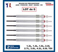 Volkswagen Candelette per Porsche Cayenne, Macan, Panamera 3.0 V6 TDI - Lotto da 6